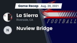 Recap: La Sierra  vs. Nuview Bridge 2021