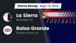 Recap: La Sierra  vs. Bolsa Grande  2022