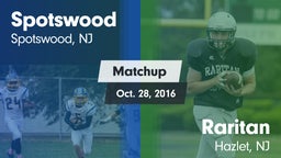 Matchup: Spotswood High Schoo vs. Raritan  2016