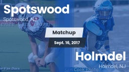 Matchup: Spotswood High Schoo vs. Holmdel  2017