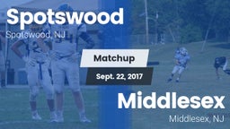 Matchup: Spotswood High Schoo vs. Middlesex  2017