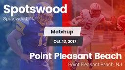 Matchup: Spotswood High Schoo vs. Point Pleasant Beach  2017