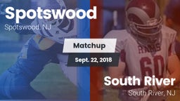 Matchup: Spotswood High Schoo vs. South River  2018