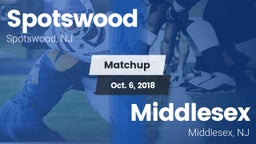 Matchup: Spotswood High Schoo vs. Middlesex  2018
