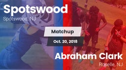 Matchup: Spotswood High Schoo vs. Abraham Clark  2018