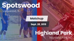 Matchup: Spotswood High Schoo vs. Highland Park  2019