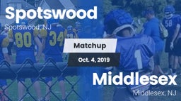 Matchup: Spotswood High Schoo vs. Middlesex  2019
