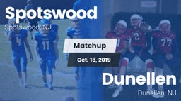 Matchup: Spotswood High Schoo vs. Dunellen  2019