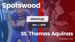 Matchup: Spotswood High Schoo vs. St. Thomas Aquinas 2019