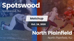 Matchup: Spotswood High Schoo vs. North Plainfield  2020