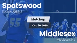 Matchup: Spotswood High Schoo vs. Middlesex  2020