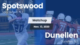 Matchup: Spotswood High Schoo vs. Dunellen  2020