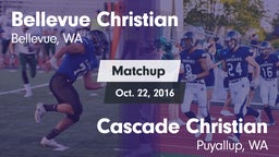 Matchup: Bellevue Christian vs. Cascade Christian  2016