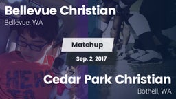 Matchup: Bellevue Christian vs. Cedar Park Christian  2017