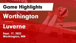 Worthington  vs Luverne  Game Highlights - Sept. 17, 2022