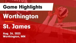 Worthington  vs St. James  Game Highlights - Aug. 26, 2023