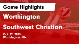 Worthington  vs Southwest Christian Game Highlights - Oct. 12, 2023