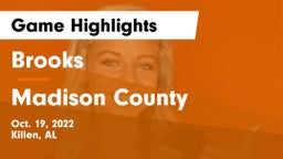Brooks  vs Madison County Game Highlights - Oct. 19, 2022