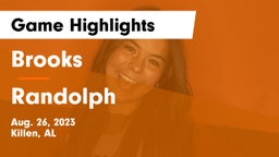 Brooks  vs Randolph  Game Highlights - Aug. 26, 2023