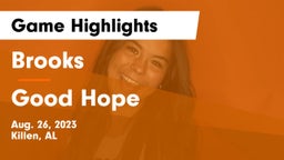 Brooks  vs Good Hope  Game Highlights - Aug. 26, 2023