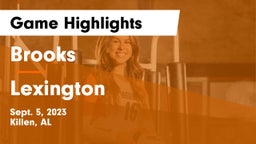 Brooks  vs Lexington  Game Highlights - Sept. 5, 2023
