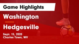 Washington  vs Hedgesville  Game Highlights - Sept. 15, 2020