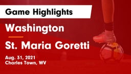 Washington  vs St. Maria Goretti Game Highlights - Aug. 31, 2021