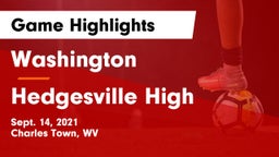 Washington  vs Hedgesville High Game Highlights - Sept. 14, 2021