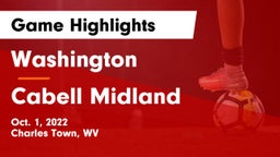 Washington  vs Cabell Midland  Game Highlights - Oct. 1, 2022