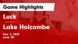Luck  vs Lake Holcombe Game Highlights - Dec. 5, 2023
