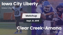 Matchup: Iowa City Liberty Hi vs. Clear Creek-Amana 2018