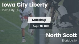 Matchup: Iowa City Liberty Hi vs. North Scott 2018