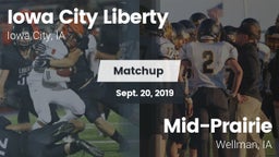 Matchup: Iowa City Liberty Hi vs. Mid-Prairie  2019