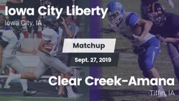 Matchup: Iowa City Liberty Hi vs. Clear Creek-Amana 2019