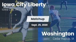 Matchup: Iowa City Liberty Hi vs. Washington  2020