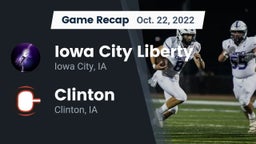 Recap: Iowa City Liberty  vs. Clinton  2022