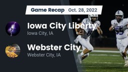 Recap: Iowa City Liberty  vs. Webster City  2022