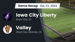 Recap: Iowa City Liberty  vs. Valley  2023