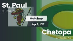 Matchup: St. Paul  vs. Chetopa  2017