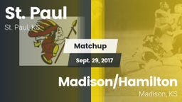 Matchup: St. Paul  vs. Madison/Hamilton  2017