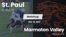 Matchup: St. Paul  vs. Marmaton Valley  2017