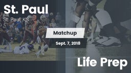 Matchup: St. Paul  vs. Life Prep 2018