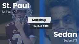 Matchup: St. Paul  vs. Sedan  2019