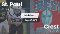 Matchup: St. Paul  vs. Crest  2019