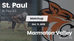 Matchup: St. Paul  vs. Marmaton Valley  2019