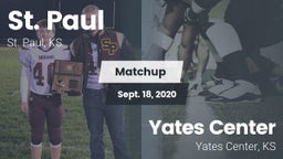 Matchup: St. Paul  vs. Yates Center  2020
