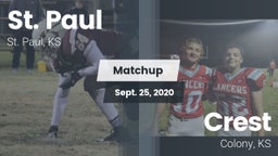 Matchup: St. Paul  vs. Crest  2020