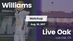Matchup: Williams  vs. Live Oak  2017