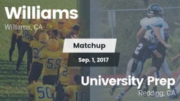 Matchup: Williams  vs. University Prep  2017