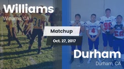 Matchup: Williams  vs. Durham  2017